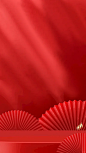 背景素材丨高级感红色新年