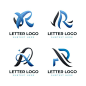 字母R，logo标志矢量图设计素材