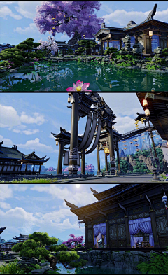 一劍霜寒十四洲采集到「建筑」古风场景