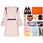 A fashion look from November 2016 featuring roksanda dress, pointy toe pumps and zip pouch. Browse and shop related looks.