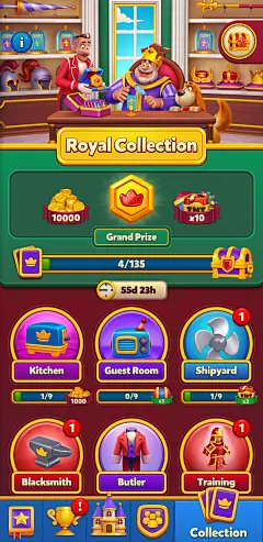 royal match Easter UI/UX UI ui design mobil game mobil game art easter ...