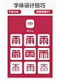字体设计｜偏旁部首｜干货分享