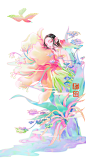 盼春图_百文BAIWEN__插画师作品_涂鸦王国gracg.com