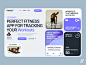 Fitness Tracker Web App by Kristina Taskaeva for Purrweb UI/UX Agency on Dribbble