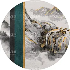轻奢新中式山水意境装饰画  - 源文件下载【酷图网】洒金山水,金色树,黄金树,石来运转,山水装饰画,金麋鹿,梅花鹿,手绘鹿,山水,禅意山水,轻奢,晶贝装饰画,新中式装饰画,现代,轻奢装饰画,装饰,客厅三联,意境,酒店,无框画,挂画,玄关装饰画,抽象线条,新中式,水墨山水,发财树,抽象玄关,抽象装饰画,麋鹿,装饰画,