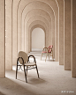 2-每天国外设计分享2020.04.20 : 家具品牌Brdr Kruger于1983年推出了已故丹麦建筑师南娜•迪策尔(Nanna Ditzel)设计的椅子。 Arkade椅的名字，翻译过来是“拱廊椅”，参考了一种以重复拱门为特征的建筑类型。 同样，椅子本身是由曲线和圆形构成的…