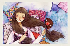 #插画##每日手绘插画##手绘是一种信仰# 原创插画作品分享 | via:黑眼圈弟弟 ​​​​