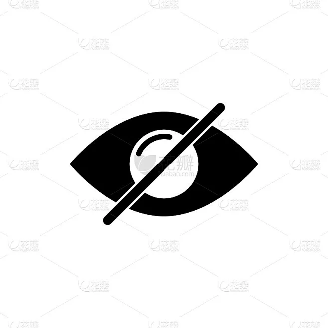 隐形图标。隐藏和取消隐藏的眼睛图标向量图片_其他图片图片素材-花瓣网