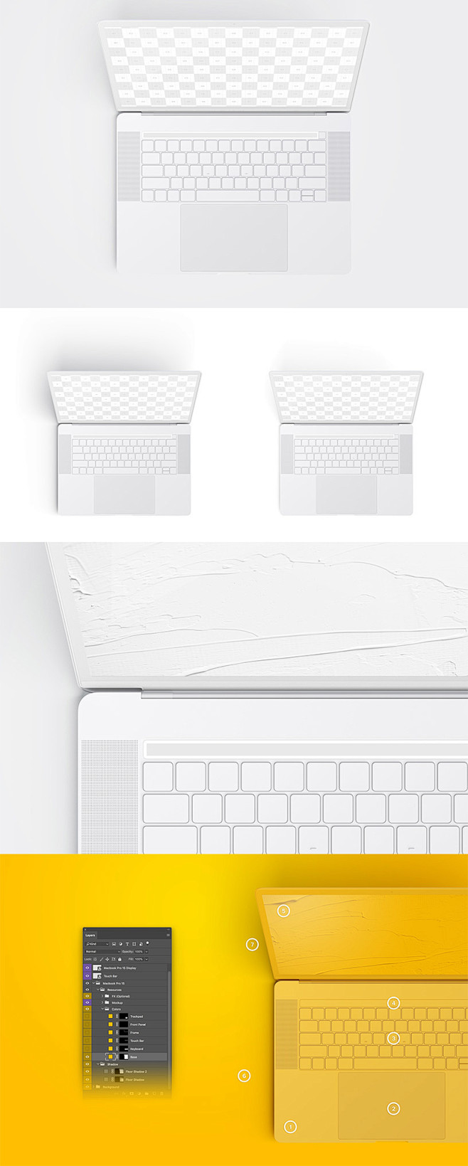 MacBook电脑样机 Clay Mac...