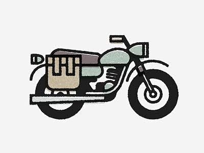 卡通摩托车免抠素材 页面网页 平面电商 ...