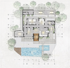 設計美學志采集到Floor Plans • 室内平面布局图