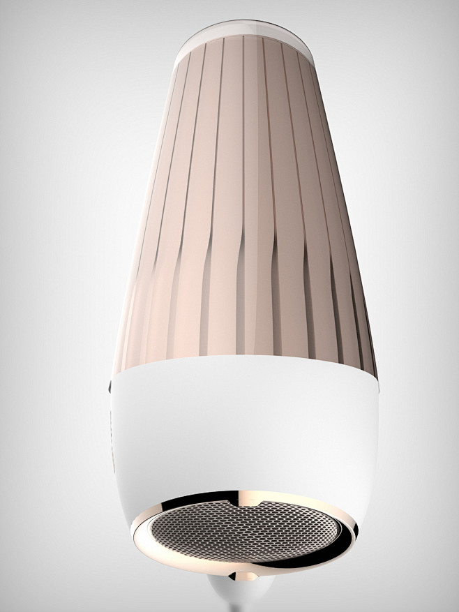 飞利浦吹风机——材质对比与分割线结合运用