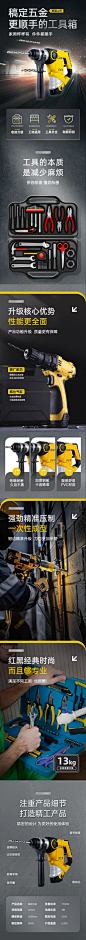 电商五金工程/机械工业产品展示介绍详情页