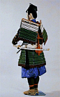 日本时代衣装演变 （十） : 77.镰仓时代身着大袖付胴丸的武士 
