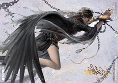 JodyZZY一尛謠采集到黑色禁药，知名女插画家