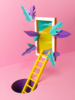 DesignerCui采集到VISION_手绘插画