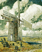 Frederick Childe Hassam - Bending Sail on the Old Mill | Flickr - Photo Sharing!