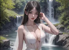 AI图包 户外薄纱美腿 23P