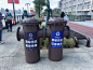 上海杨浦滨江景观 工业风垃圾桶