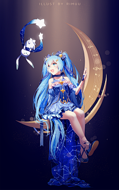 blue然采集到初音