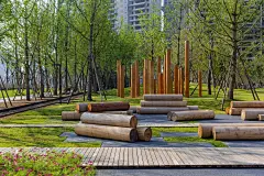 成都沙河源公园景观设计/Aecom+澳博景观