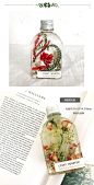 永生浮游花瓶植物标本装饰干花束摆件ins网红生日母亲情人节礼物-淘宝网