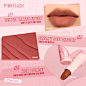 PINKFLASH #PinkCover Cover Girl Velvet Matte Cream Lipstick High Pigment Lasting Silky Soft0 Smooth Creamy Not Dry Giveaway | Shopee Malaysia : PINKFLASH #PinkCover Velvet Matte Lipstick, realize your dream of  being covergirl.

Feature：
Velvet matte
High