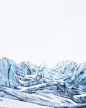 “A Portrait of Ice”是美国摄影师 Caleb Cain Marcus 完成于2010年的一个私人拍摄项目，在这个项目中，摄影师用中画幅胶片来拍摄挪威、冰岛、新西兰巴塔哥尼亚、以及阿拉斯加地区的冰川地带，描绘出一个迥异于人们所认知的冰山景观。