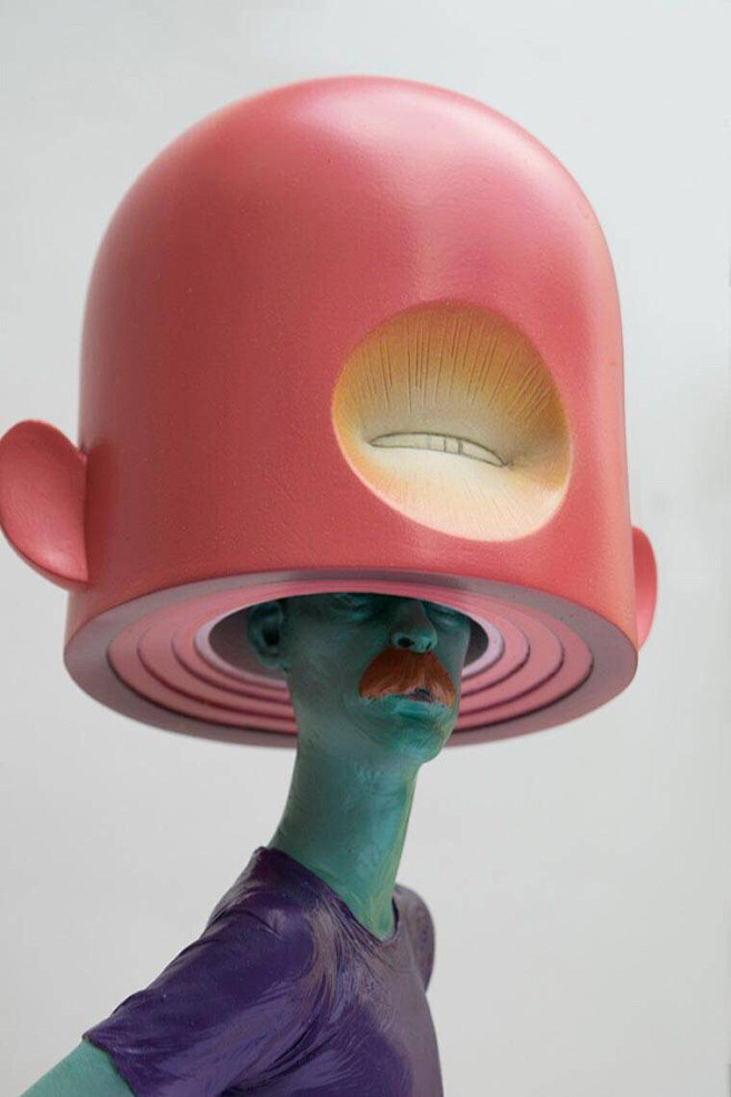 荒诞与离奇的微型3D树脂雕塑  | 美国...