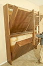 No space for guests? You might consider these Murphy (fold up) Bunk beds. | Tiny Homes