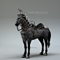 vehicle_horse_gray