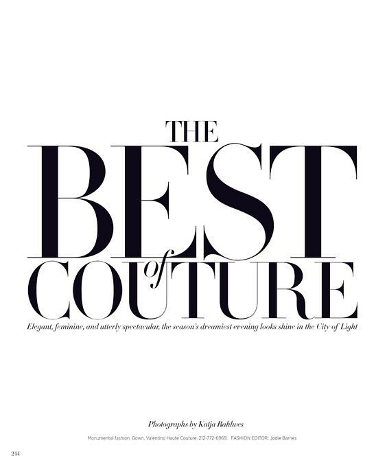 The Best of Couture:...