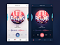 Music app concept full