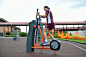 Outdoor Fitness Equipment by Urban Play | Mt Alvernia College : A motivating and inclusive outdoor active zone was brought to life with key pieces from the new Cross System range by KOMPAN.