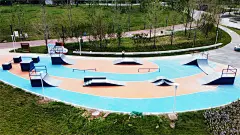 陕西省西安市灞河运动公园极限运动场-大丰友邦极限运动场地建设有限公司