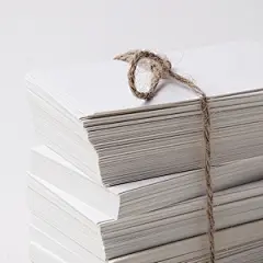 lorrain 空白卡纸 名片个性简约DIY书签 留言手绘心情卡 便签卡片的图片