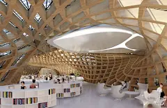 中国“木兰花”绿色购物中心提案5 Vincent Callebaut_缩小大小