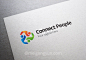 社交媒体主题标志Logo模板 Social-Media-People-Logo #60687-平面素材-@美工云(meigongyun.com)