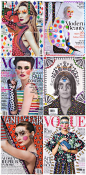 How fun are these fashion magazine covers so brilliantly electrified by Brazilian interior designer Ana Strumpf?