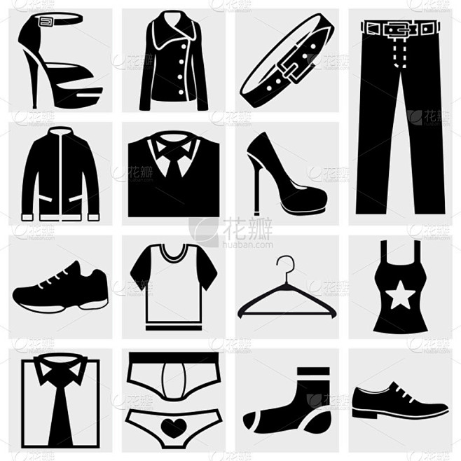 衣服矢量图标.
