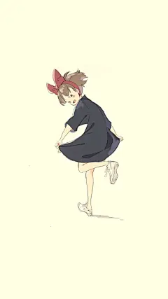 虽然也曾失落过，但我现在过得很好。
——《魔女宅急便》
新的一周，让魔女琪琪给你好运吧！
壁纸来自网络
#飞乐鸟分享# ​​​​
