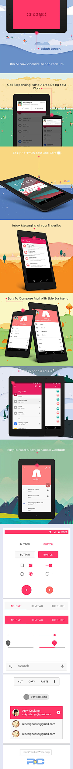 WangYuanXin采集到Android Lollipop