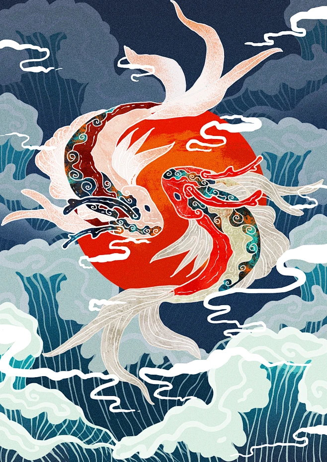 神话插画场景图片_绘画素材图片素材-花瓣网