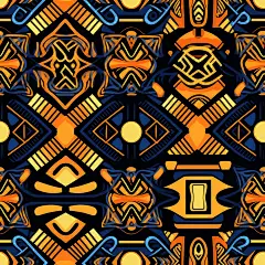 大气波西米亚图案背景素材图片