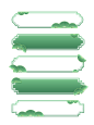中国风国潮折扇装饰边框文本框标题框