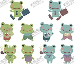矢量青蛙 【酷图网】青蛙,卡通青蛙,手绘青蛙,青蛙表情包,可爱青蛙,青蛙矢量素材,动漫青蛙,