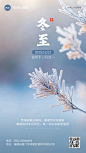冬至旅游出行节气祝福实景手机海报AIGC
