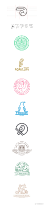 LOGO课第五节课线构成学生作业！不多说，零基础，我能把你这坨烂泥扶上墙！8月课程开启报名，有意可以咨询！ ​​​​