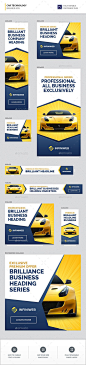 Car Technology Banners - #Banners & Ads #Web Elements Download here: https://graphicriver.net/item/car-technology-banners/19540780?ref=alena994