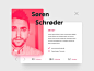 50 User profile page — Design Inspiration : via Muzli